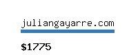 juliangayarre.com Website value calculator