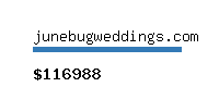 junebugweddings.com Website value calculator