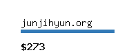 junjihyun.org Website value calculator