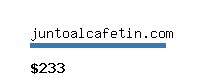 juntoalcafetin.com Website value calculator