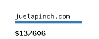 justapinch.com Website value calculator