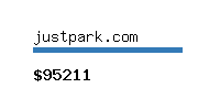 justpark.com Website value calculator