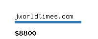 jworldtimes.com Website value calculator