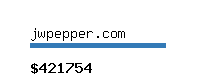 jwpepper.com Website value calculator