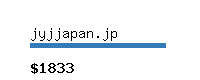 jyjjapan.jp Website value calculator