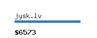 jysk.lv Website value calculator