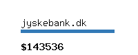 jyskebank.dk Website value calculator