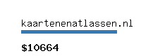 kaartenenatlassen.nl Website value calculator