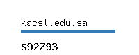 kacst.edu.sa Website value calculator
