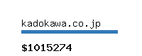 kadokawa.co.jp Website value calculator