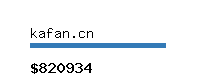 kafan.cn Website value calculator