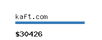kaft.com Website value calculator