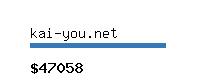 kai-you.net Website value calculator