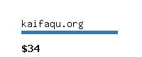 kaifaqu.org Website value calculator