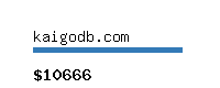 kaigodb.com Website value calculator