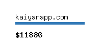 kaiyanapp.com Website value calculator