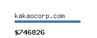 kakaocorp.com Website value calculator