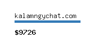 kalamngychat.com Website value calculator