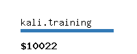 kali.training Website value calculator