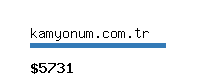 kamyonum.com.tr Website value calculator