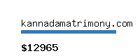 kannadamatrimony.com Website value calculator