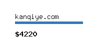 kanqiye.com Website value calculator