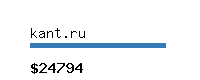 kant.ru Website value calculator