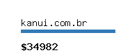 kanui.com.br Website value calculator