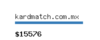 kardmatch.com.mx Website value calculator