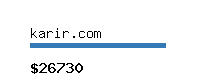 karir.com Website value calculator