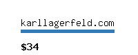 karllagerfeld.com Website value calculator