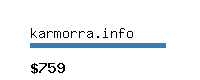 karmorra.info Website value calculator