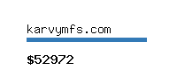 karvymfs.com Website value calculator