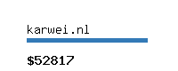 karwei.nl Website value calculator