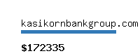 kasikornbankgroup.com Website value calculator