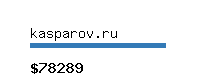 kasparov.ru Website value calculator