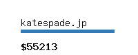katespade.jp Website value calculator