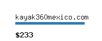 kayak360mexico.com Website value calculator