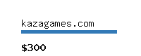 kazagames.com Website value calculator