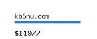 kb6nu.com Website value calculator