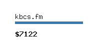 kbcs.fm Website value calculator