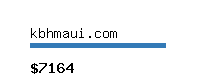 kbhmaui.com Website value calculator