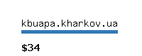 kbuapa.kharkov.ua Website value calculator