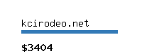 kcirodeo.net Website value calculator