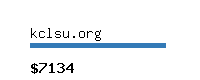 kclsu.org Website value calculator