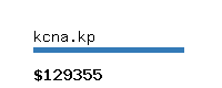 kcna.kp Website value calculator