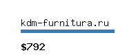 kdm-furnitura.ru Website value calculator