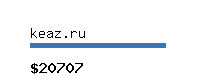 keaz.ru Website value calculator