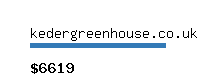 kedergreenhouse.co.uk Website value calculator