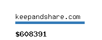 keepandshare.com Website value calculator